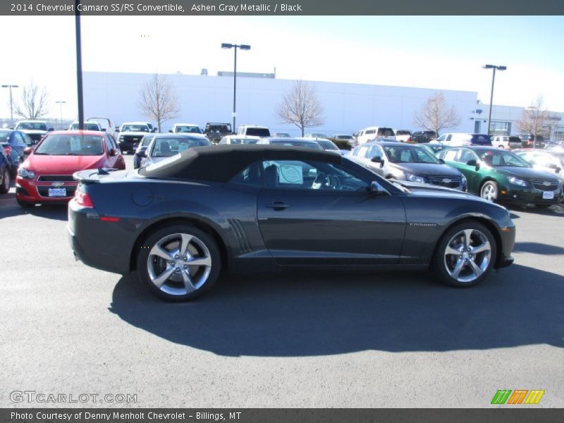 Ashen Gray Metallic / Black 2014 Chevrolet Camaro SS/RS Convertible