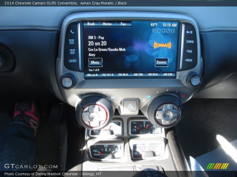 Ashen Gray Metallic / Black 2014 Chevrolet Camaro SS/RS Convertible