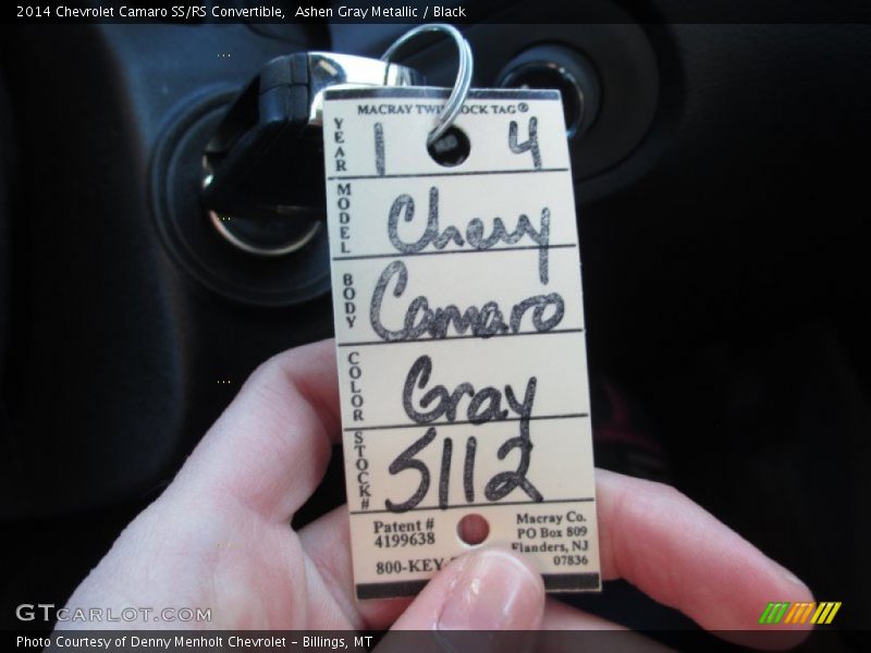 Ashen Gray Metallic / Black 2014 Chevrolet Camaro SS/RS Convertible