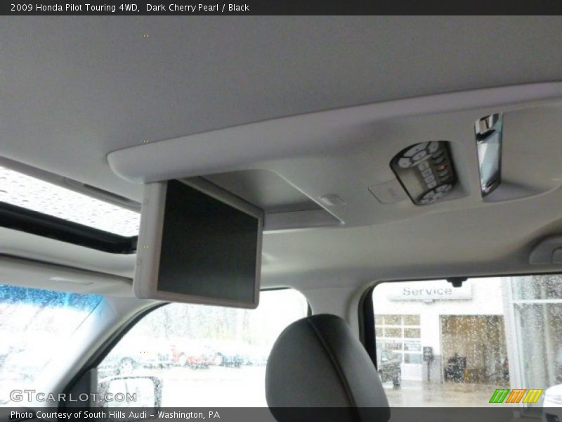 Dark Cherry Pearl / Black 2009 Honda Pilot Touring 4WD