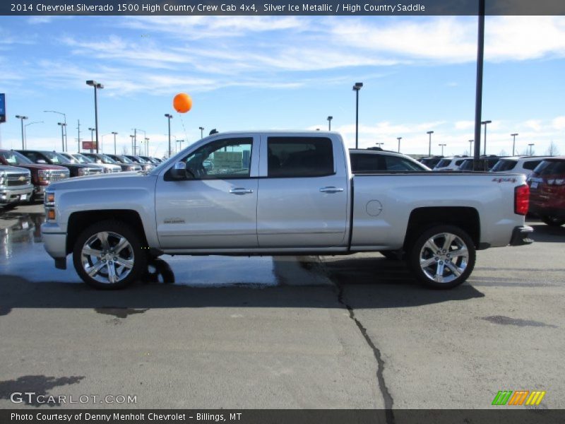 Silver Ice Metallic / High Country Saddle 2014 Chevrolet Silverado 1500 High Country Crew Cab 4x4