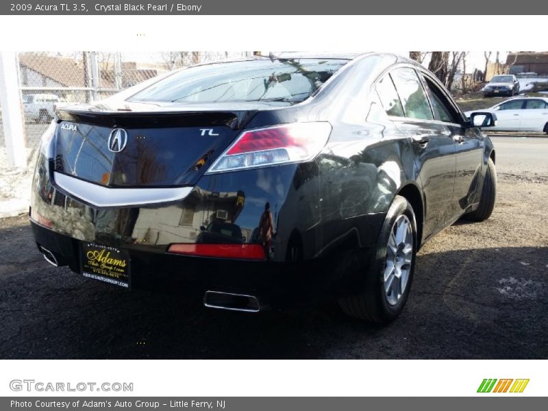 Crystal Black Pearl / Ebony 2009 Acura TL 3.5