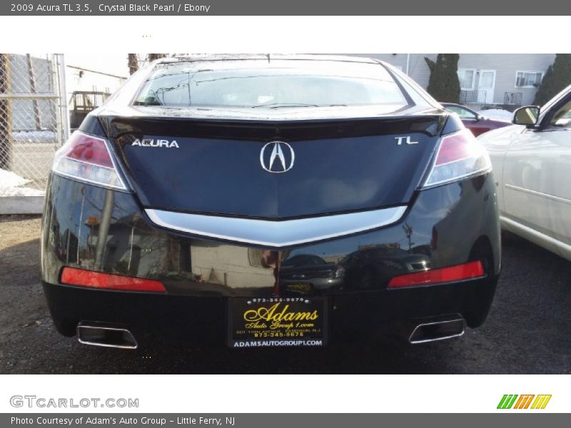 Crystal Black Pearl / Ebony 2009 Acura TL 3.5