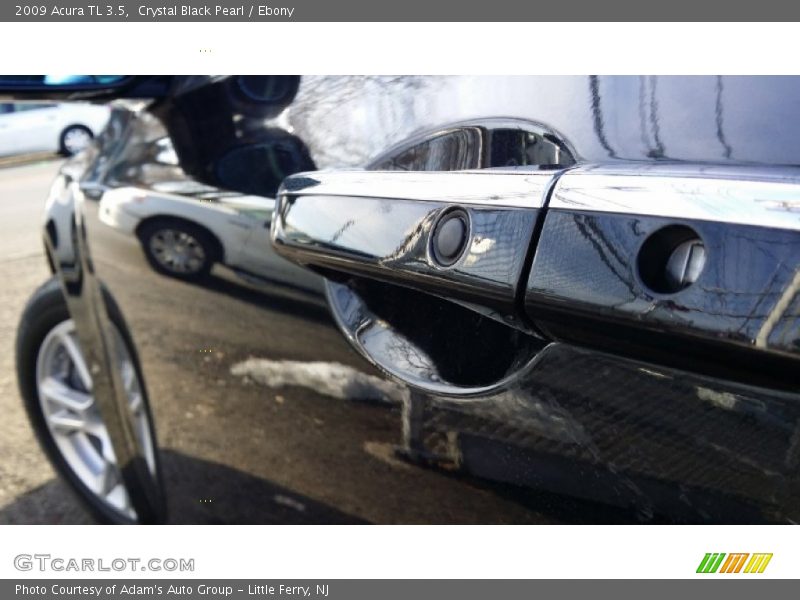 Crystal Black Pearl / Ebony 2009 Acura TL 3.5