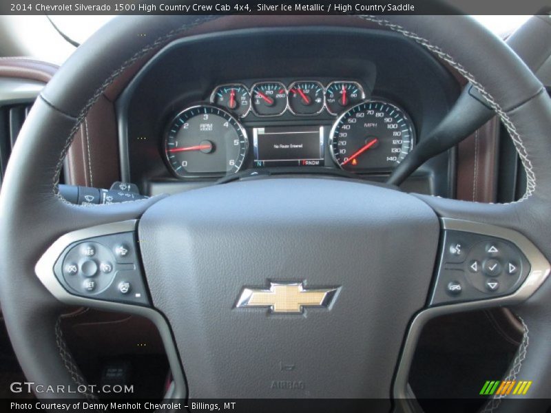 Silver Ice Metallic / High Country Saddle 2014 Chevrolet Silverado 1500 High Country Crew Cab 4x4