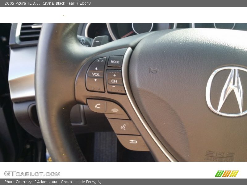 Crystal Black Pearl / Ebony 2009 Acura TL 3.5