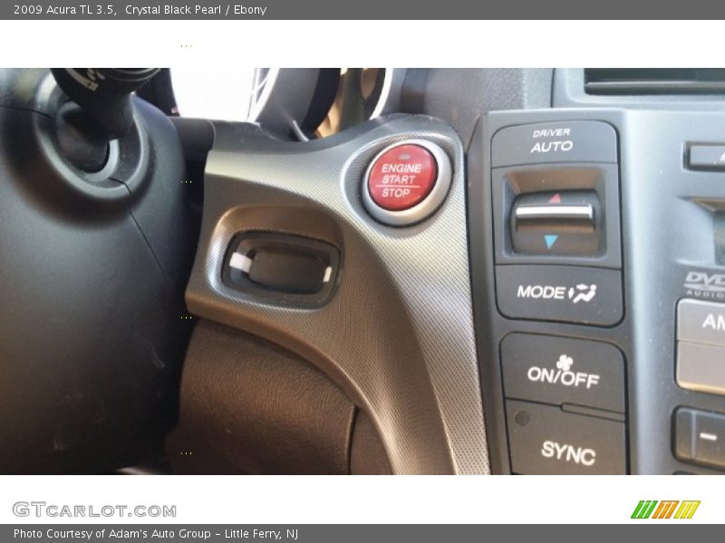 Crystal Black Pearl / Ebony 2009 Acura TL 3.5
