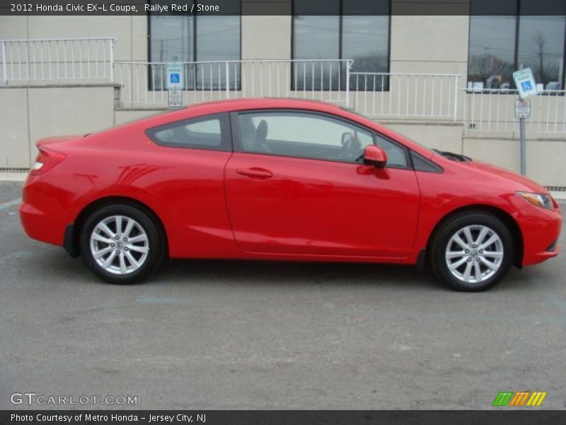  2012 Civic EX-L Coupe Rallye Red