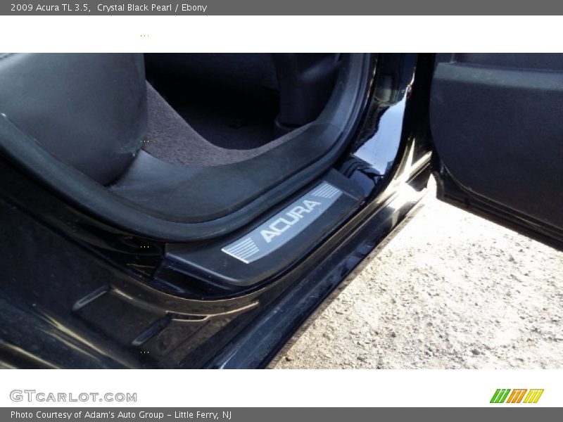 Crystal Black Pearl / Ebony 2009 Acura TL 3.5