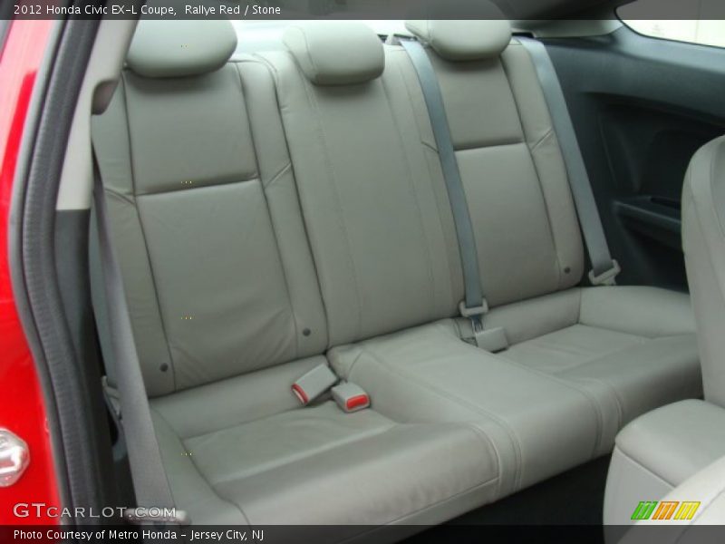 Rallye Red / Stone 2012 Honda Civic EX-L Coupe