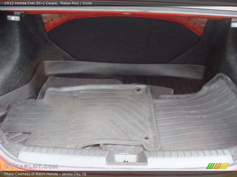 Rallye Red / Stone 2012 Honda Civic EX-L Coupe