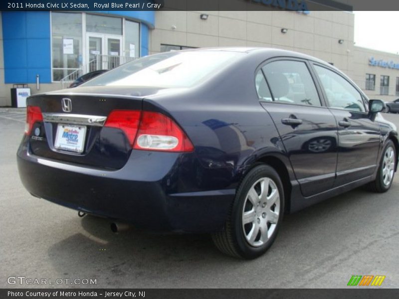 Royal Blue Pearl / Gray 2011 Honda Civic LX Sedan