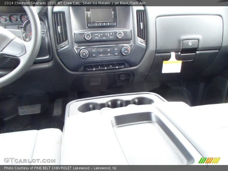 Silver Ice Metallic / Jet Black/Dark Ash 2014 Chevrolet Silverado 1500 WT Crew Cab