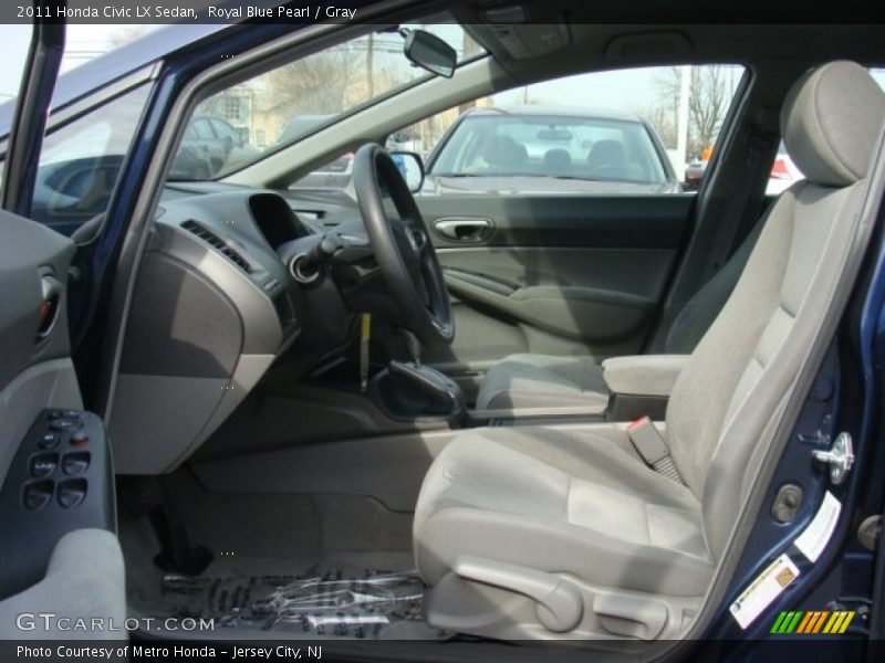 Royal Blue Pearl / Gray 2011 Honda Civic LX Sedan