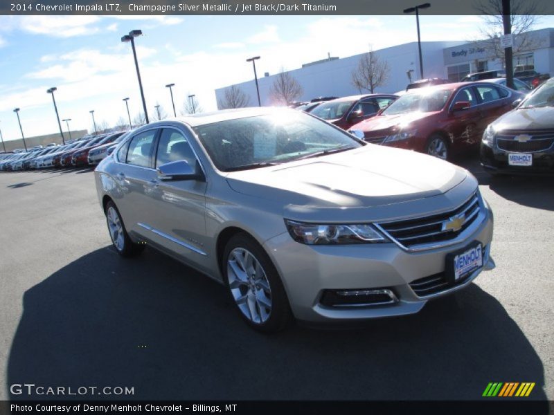 Champagne Silver Metallic / Jet Black/Dark Titanium 2014 Chevrolet Impala LTZ