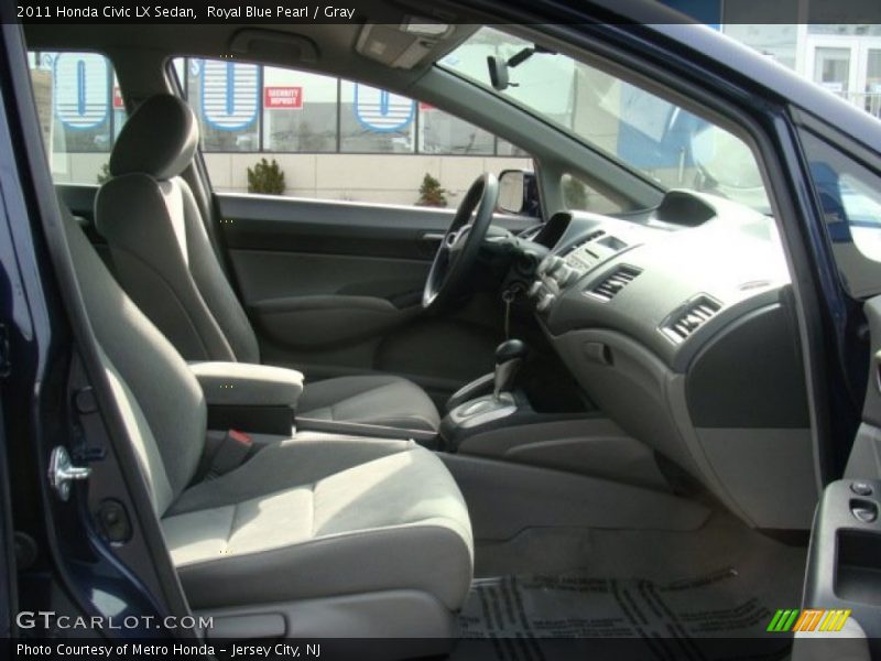 Royal Blue Pearl / Gray 2011 Honda Civic LX Sedan