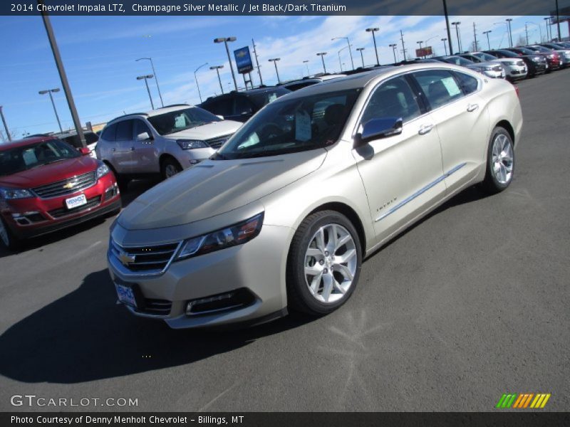 Champagne Silver Metallic / Jet Black/Dark Titanium 2014 Chevrolet Impala LTZ