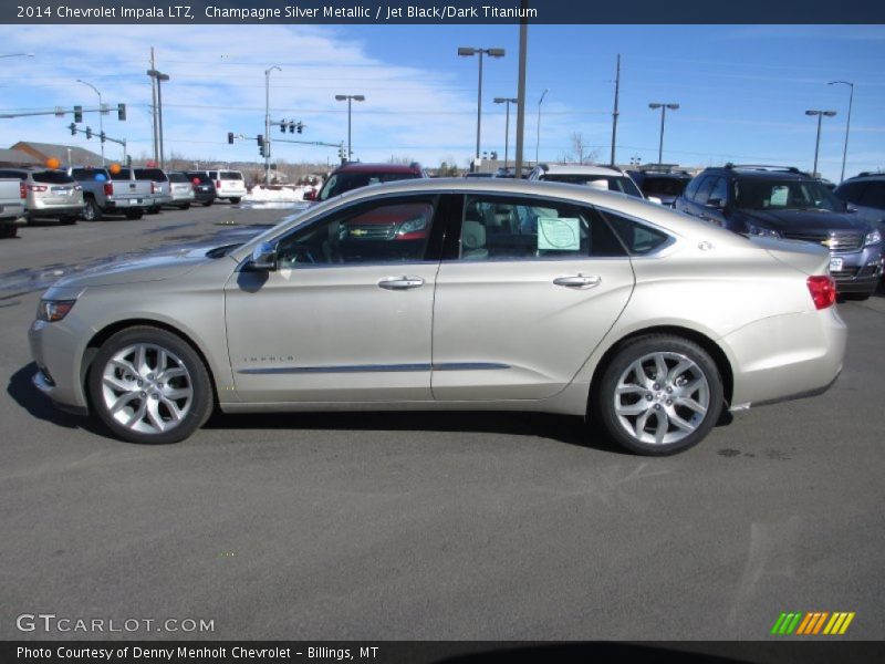 Champagne Silver Metallic / Jet Black/Dark Titanium 2014 Chevrolet Impala LTZ
