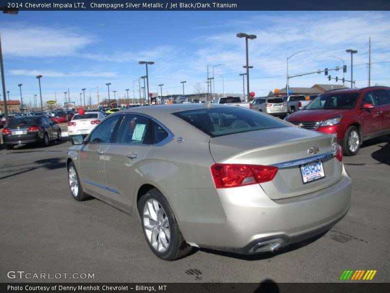 Champagne Silver Metallic / Jet Black/Dark Titanium 2014 Chevrolet Impala LTZ
