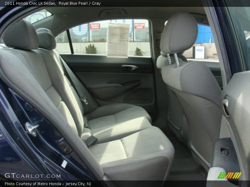 Royal Blue Pearl / Gray 2011 Honda Civic LX Sedan
