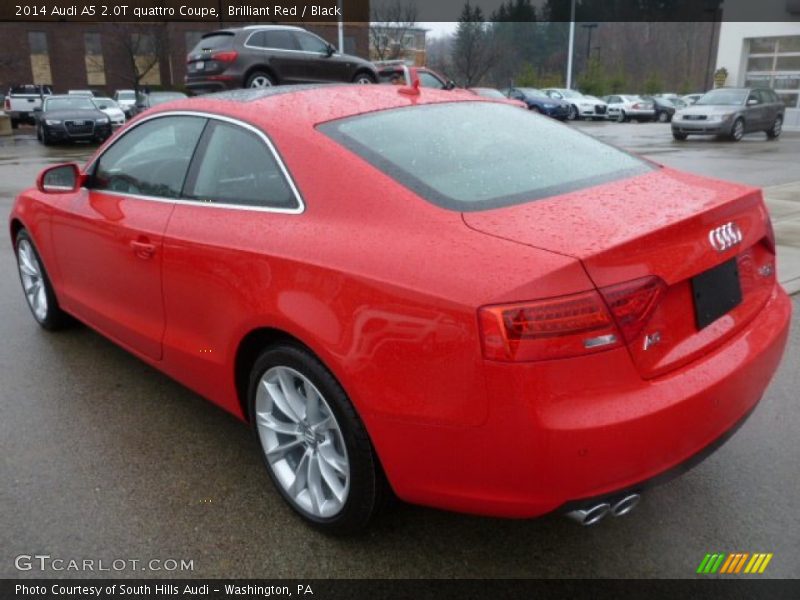 Brilliant Red / Black 2014 Audi A5 2.0T quattro Coupe