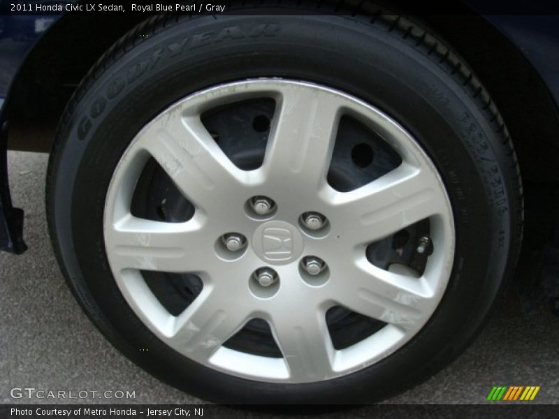 Royal Blue Pearl / Gray 2011 Honda Civic LX Sedan