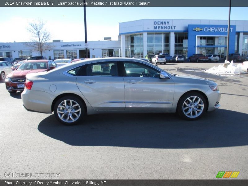 Champagne Silver Metallic / Jet Black/Dark Titanium 2014 Chevrolet Impala LTZ