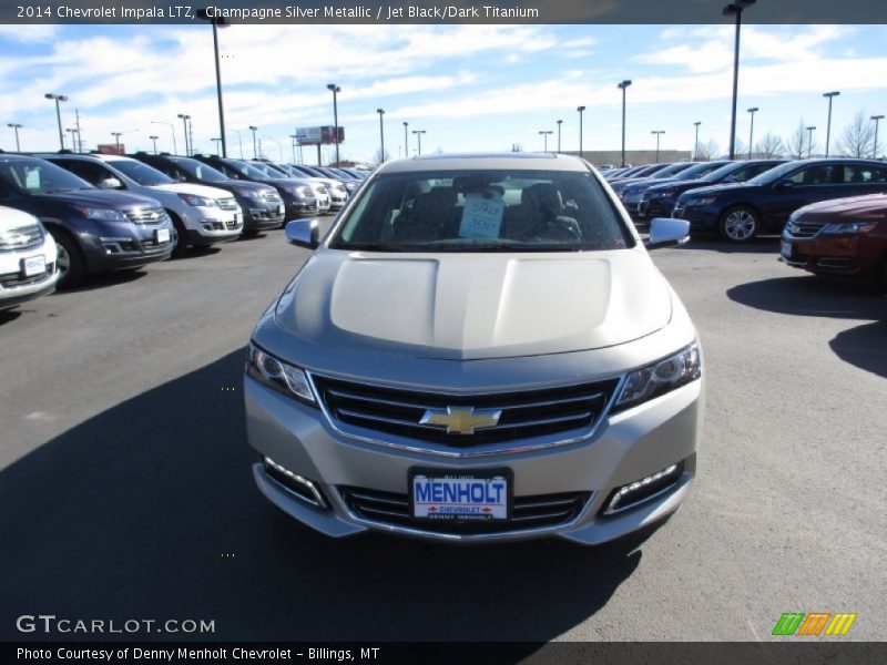 Champagne Silver Metallic / Jet Black/Dark Titanium 2014 Chevrolet Impala LTZ