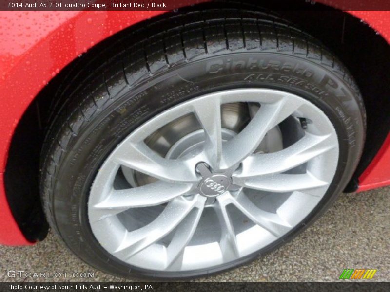 Brilliant Red / Black 2014 Audi A5 2.0T quattro Coupe
