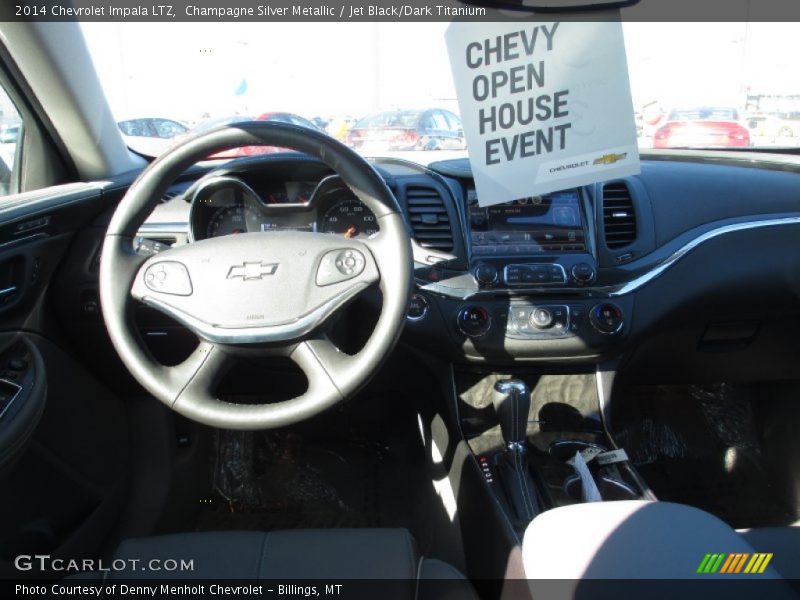 Champagne Silver Metallic / Jet Black/Dark Titanium 2014 Chevrolet Impala LTZ