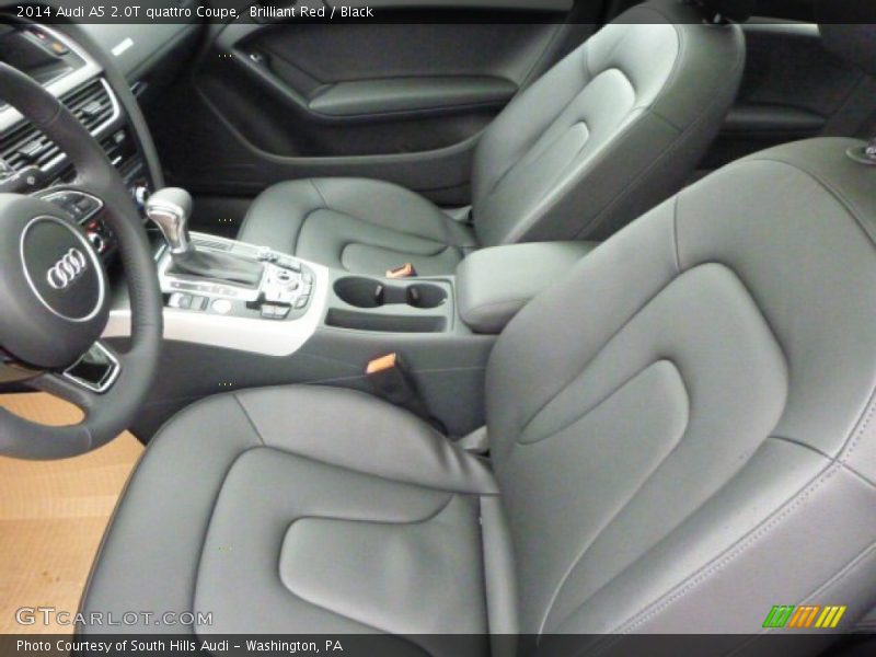 Brilliant Red / Black 2014 Audi A5 2.0T quattro Coupe