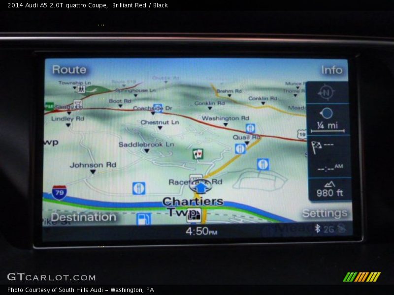 Brilliant Red / Black 2014 Audi A5 2.0T quattro Coupe