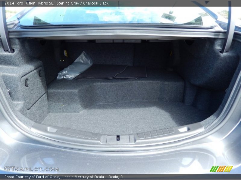 Sterling Gray / Charcoal Black 2014 Ford Fusion Hybrid SE