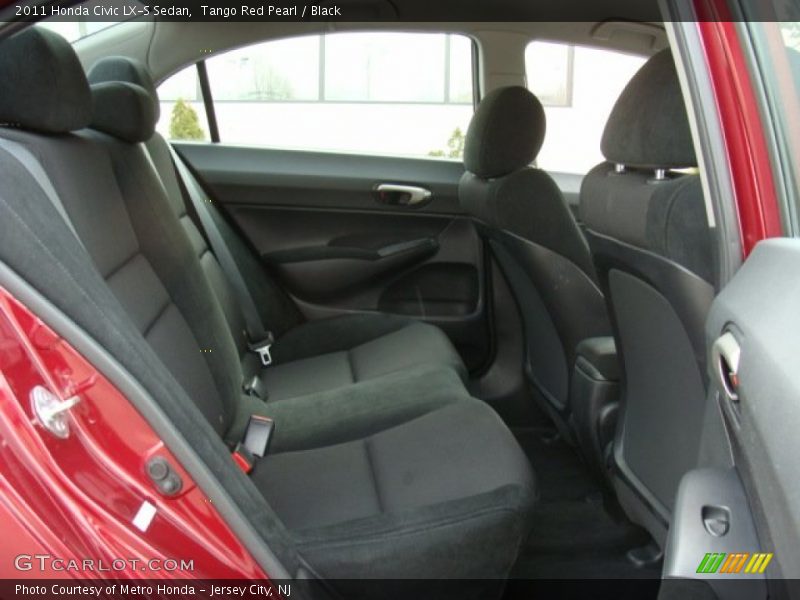 Tango Red Pearl / Black 2011 Honda Civic LX-S Sedan