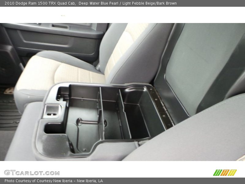 Deep Water Blue Pearl / Light Pebble Beige/Bark Brown 2010 Dodge Ram 1500 TRX Quad Cab
