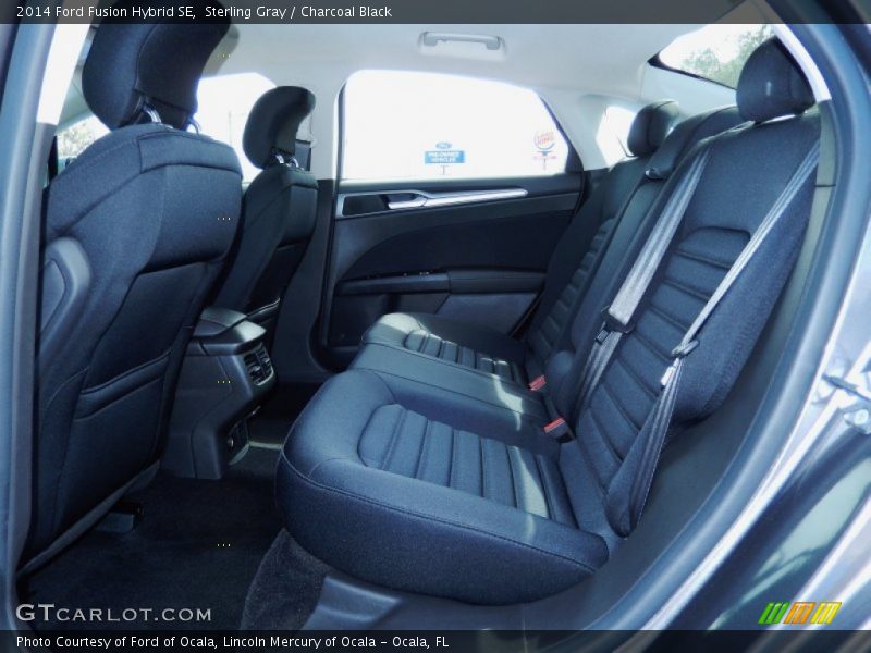 Sterling Gray / Charcoal Black 2014 Ford Fusion Hybrid SE