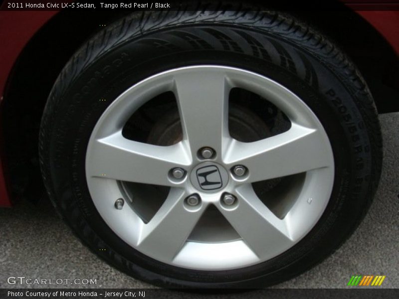 Tango Red Pearl / Black 2011 Honda Civic LX-S Sedan