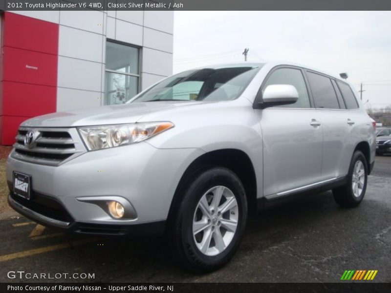 Classic Silver Metallic / Ash 2012 Toyota Highlander V6 4WD