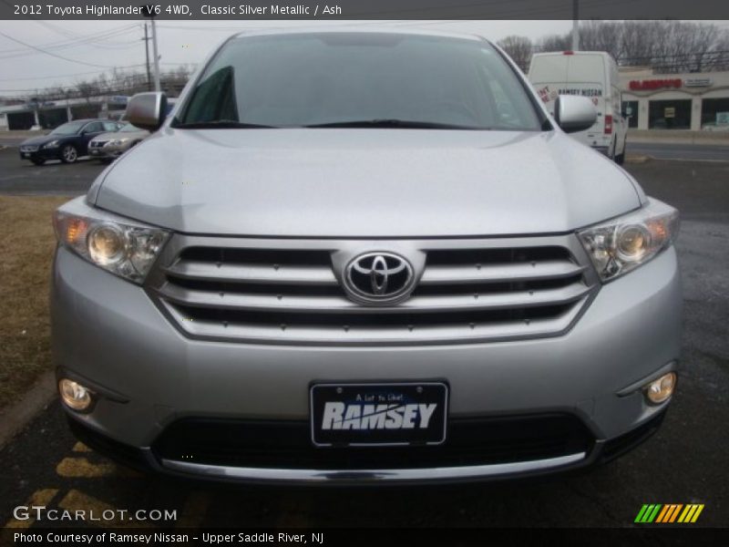 Classic Silver Metallic / Ash 2012 Toyota Highlander V6 4WD