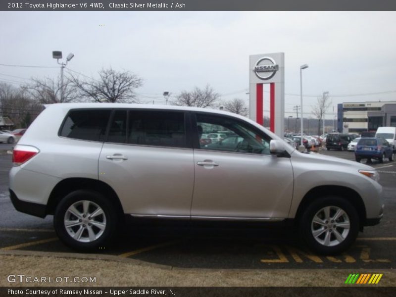 Classic Silver Metallic / Ash 2012 Toyota Highlander V6 4WD