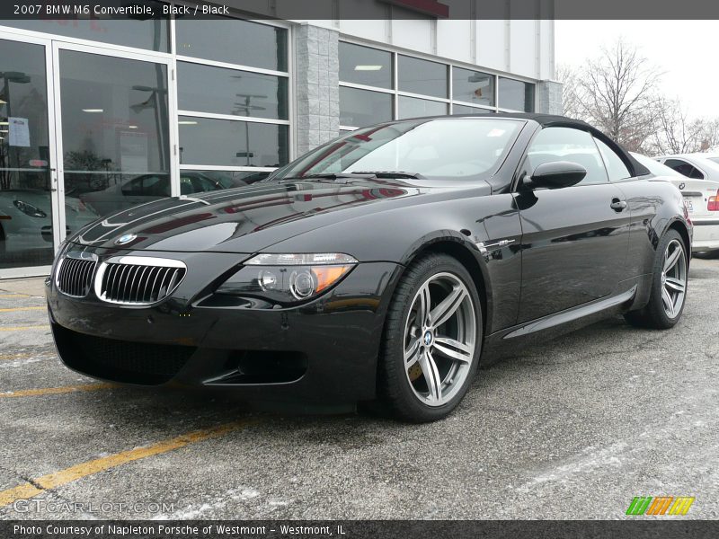 Black / Black 2007 BMW M6 Convertible