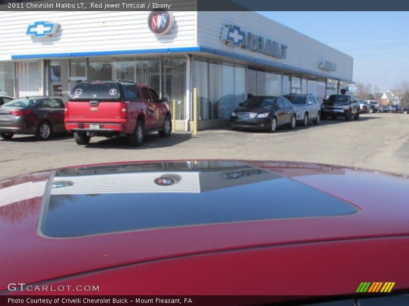 Red Jewel Tintcoat / Ebony 2011 Chevrolet Malibu LT