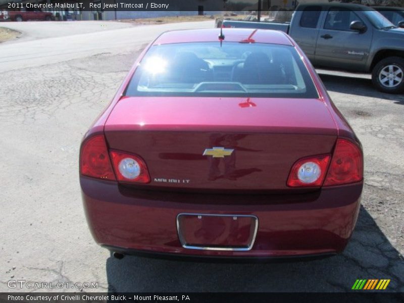 Red Jewel Tintcoat / Ebony 2011 Chevrolet Malibu LT