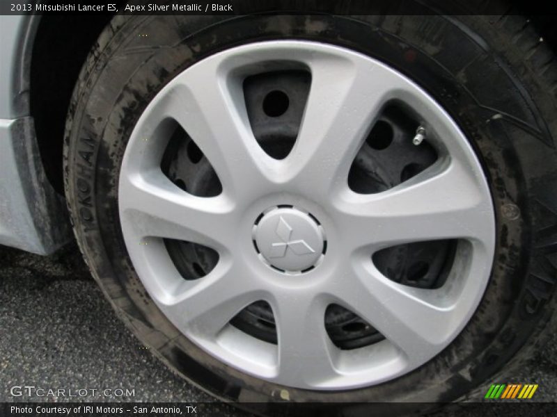 Apex Silver Metallic / Black 2013 Mitsubishi Lancer ES