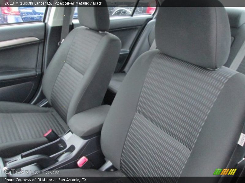 Apex Silver Metallic / Black 2013 Mitsubishi Lancer ES