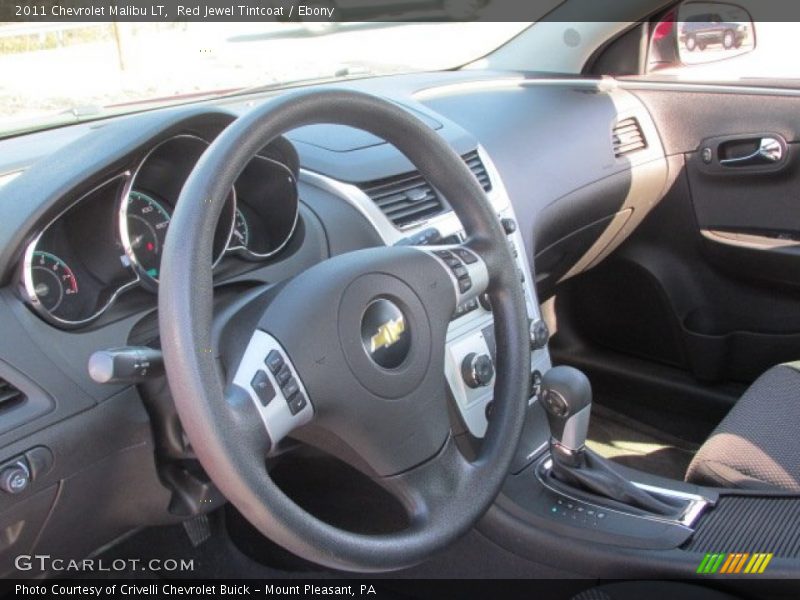 Red Jewel Tintcoat / Ebony 2011 Chevrolet Malibu LT