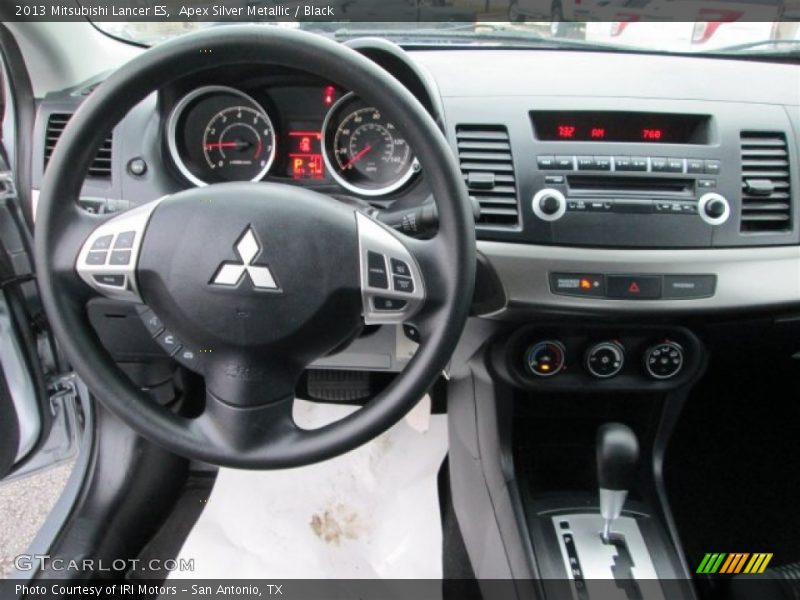 Apex Silver Metallic / Black 2013 Mitsubishi Lancer ES