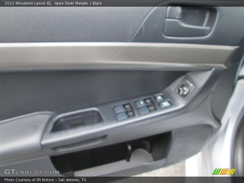 Apex Silver Metallic / Black 2013 Mitsubishi Lancer ES