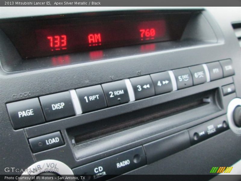 Apex Silver Metallic / Black 2013 Mitsubishi Lancer ES