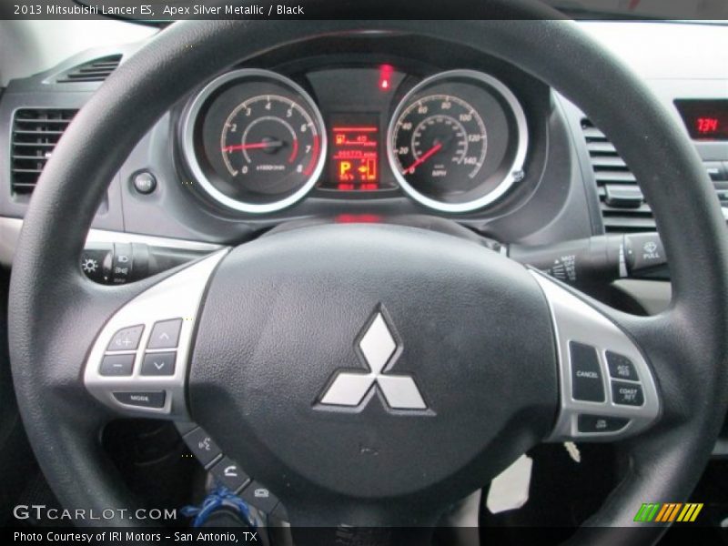 Apex Silver Metallic / Black 2013 Mitsubishi Lancer ES